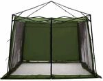 vidaXL Innenzelt mit Dach mit Speicher Gr&uuml;n 303 x 303 x 196 cm Taft 42001172