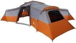 vidaXL Familienzelt mit Dach Grau und Orange 833 x 585 x 216 cm Taft 42001153