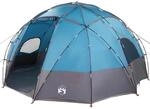 vidaXL Campingzelt mit Dach Blau 475 x 475 x 235 cm Polyester 42000994