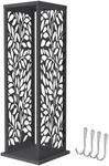 ML-Design Kaminholzregal Innen Au&szlig;en Brennholzregal Metall 37,5x37,5x112 cm Stahl