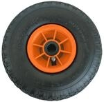 TRUTZHOLM Sackkarrenrad Luftrad 260x85mm 3.00-4 Achl&auml;nge 75mm 4PR Nadellager...