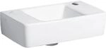 Geberit Handwaschbecken Renova Plan 40 cm Wei&szlig; mit Hahnloch KeraTect