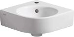 Geberit Eck-Handwaschbecken Renova Compact 45 cm Wei&szlig; Hl und &Uuml;L KeraTect