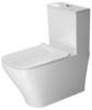 Duravit Stand-WC Kombi DuraStyle 70,5 cm Weiß Tiefspüler Abgang Vario