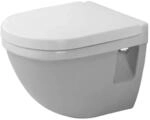 Duravit Wand-WC Starck 3 Compact 48 cm Wei&szlig; WonderGliss Tiefsp&uuml;ler