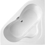 Eck-Badewanne Lucia 140 cm Wei&szlig;
