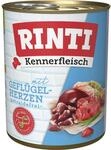 Rinti Hunde-Nassfutter Kennerfleisch Gefl&uuml;gelherzen 800 g