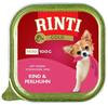 Rinti Hunde-Nassfutter Gold Mini Wachtel und Geflügel 100 g