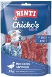 Rinti Hunde-Natursnacks Chicko Mini Enten-H&auml;ppchen 80 g