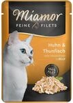 Miamor Katzen-Nassfutter Feine Filets in Jelly Huhn und Thunfisch 100 g