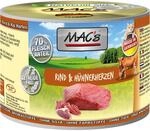 Mac's Katzen-Nassfutter Rind und H&uuml;hnerherzen 200 g