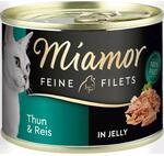 Miamor Katzen-Nassfutter Feine Filets in Jelly Thunfisch und Reis 185 g