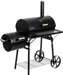 El Fuego Holzkohlegrill Smoker Dakota mit zwei Grillfl&auml;chen