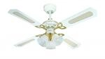 WESTINGHOUSE Deckenventilator Princess Trio 105 cm Wei&szlig; mit Beleuchtung und