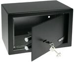 HMF 49200-02 Safe Tresor Schl&uuml;ssel M&ouml;beltresor 31 x 20 x 20 cm Schwarz