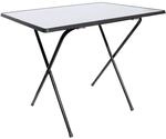 MFG Campingtisch Scherentisch Anthrazit 80 cm x 60 cm x 64 cm