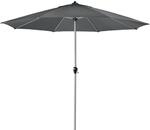 Doppler Marktschirm Active &Oslash; 376 cm Anthrazit mit Kurbelmechanik