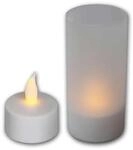 ChiliTec LED Teelichter 12er Set mit Windschutz