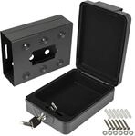 HMF 307-02 Anschraubbare Dokumentenbox 20 x 16 x 7 cm Schwarz