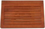 Garden Pleasure Klapptisch STANFORD Rechteckig Holz Dunkelbraun 60 cm x 40 cm