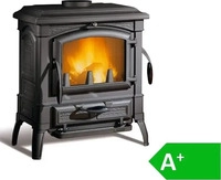Firefix Isetta Kaminofen Gusseisen Schwarz 7,3 kW