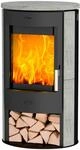 Fireplace Zaria Kaminofen Speckstein Schwarz 6 kW