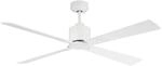 Lucci Air Energiespar Deckenventilator mit Fernbedienung Airfusion Climate DC Wei&szlig;