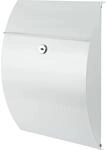 Burg-W&auml;chter Stahlblech-Briefkasten Capri 813 Wei&szlig;