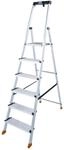 Krause Stehleiter Sepuro 6 Stufen 190 cm x 50 cm x 115 cm