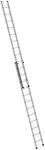 MUNK Aluminium-Schiebeleiter 2-teilig ohne Traverse 2x12 Sprossen