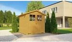 Weka Holz-Gartenhaus Eiche Hell Satteldach Lasiert 171 cm