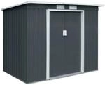 Hattoro P100 Metall Ger&auml;tehaus Ger&auml;teschuppen Mit Bodenrahmen 3,6 m&sup3; Pultdach