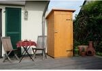 Weka Balkon und Terrassenschrank mit Pultdach Gr.1, 83 cm x 85 cm