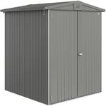 Biohort Metall-Ger&auml;tehaus Europa Quarzgrau-Metallic 2,4 m&sup2;