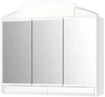 Jokey Spiegelschrank Rano 59 cm x 51 cm Hochglanz Wei&szlig;