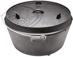Petromax Dutch Oven FT18 Schwarz mit Standf&uuml;&szlig;en ca. 17,3,