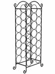 vidaXL Flaschenregal f&uuml;r 21 Flaschen Metall 50206