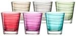Leonardo Vario Trinkglas Klein 250 ml Farbig Sortiert 6er Set