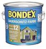 Bondex Dauerschutz-Farbe Schneeweiß seidenglänzend 2,5 l