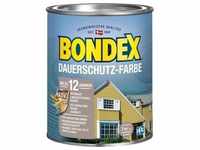 Bondex Dauerschutz-Farbe Taupe hell seidenglänzend 750ml