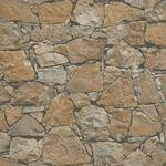 Bricoflor Braune Tapete in Bruchstein Optik Naturstein Tapete mit 3D Effekt