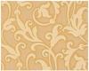 Bricoflor Ornament Textiltapete in Orange Braun Ranken Tapete Elegant Ideal für
