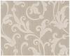 Bricoflor Ranken Tapete in Creme Beige Elegante Ornament Vliestapete mit Textil
