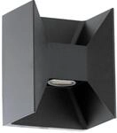 Eglo LED Au&szlig;en-Wandleuchte Morino 18 cm x 14 cm Anthrazit
