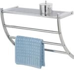 Wenko Exclusiv Wandregal Pescara Chrom 46 cm x 56 cm x 21,5 cm