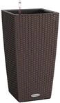 Lechuza&reg; Pflanzgef&auml;&szlig; Cubico Cottage 30 cm x 30 cm x 56 cm Mokka