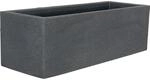 Geli Pflanzgef&auml;&szlig; Kubus Rechteckig 80 cm x 30 cm x 27 cm Anthrazit