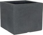 Geli Pflanzgef&auml;&szlig; Kubus Quadratisch 40 cm x 40 cm x 34 cm Anthrazit