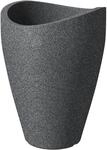 Scheurich Pflanzgef&auml;&szlig; Wave Globe High &Oslash; 40 cm x 54 cm Schwarz-Granit