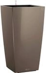Lechuza&reg; Pflanzgef&auml;&szlig; Cubico Premium 40 cm x 40 cm Taupe hochglanz